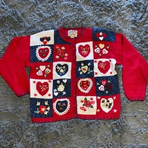 Heirloom Collectibles size medium Valentines Day sweater